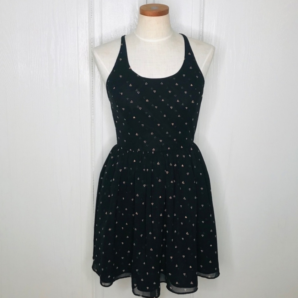 Princess Vera Wang Black Backless Heart Dress Medium Wedding Vacation Feminine